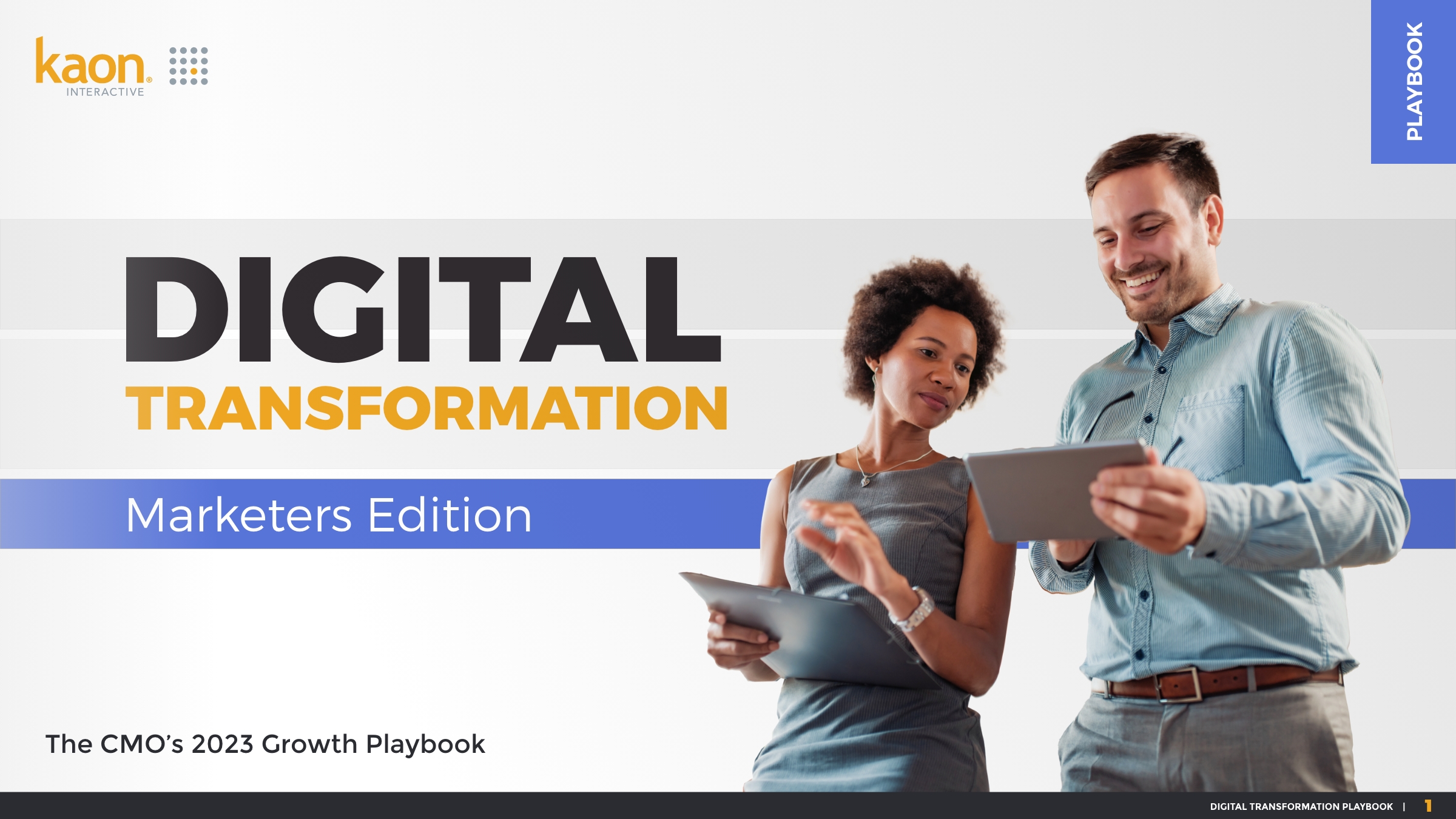 Marketers' Digital Transformation Playbook cover